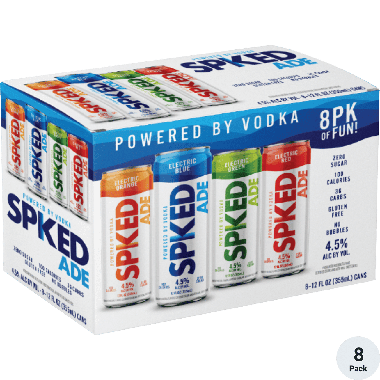 SPIKEDADE 8PK VARIETY CANS