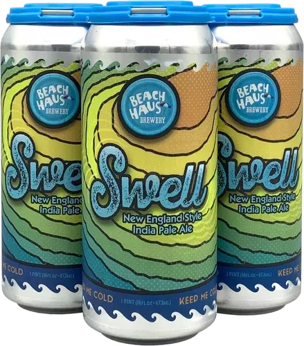 BEACH HAUS SWELL 4PK CN 16OZ