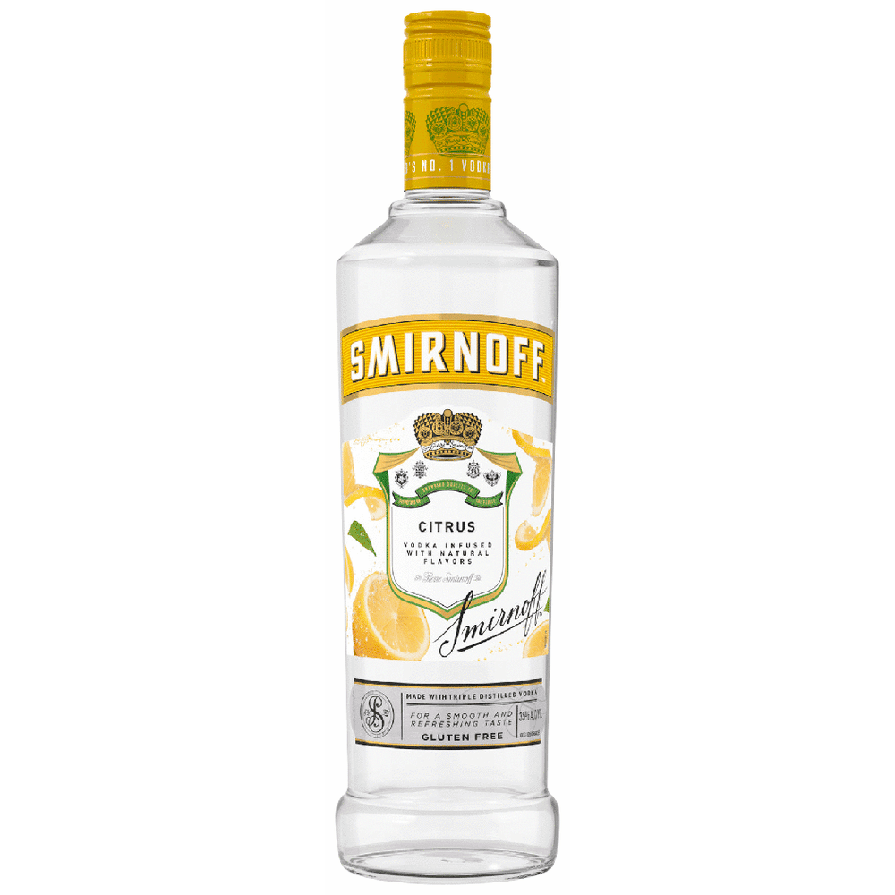 SMIRNOFF CITRUS 750ML