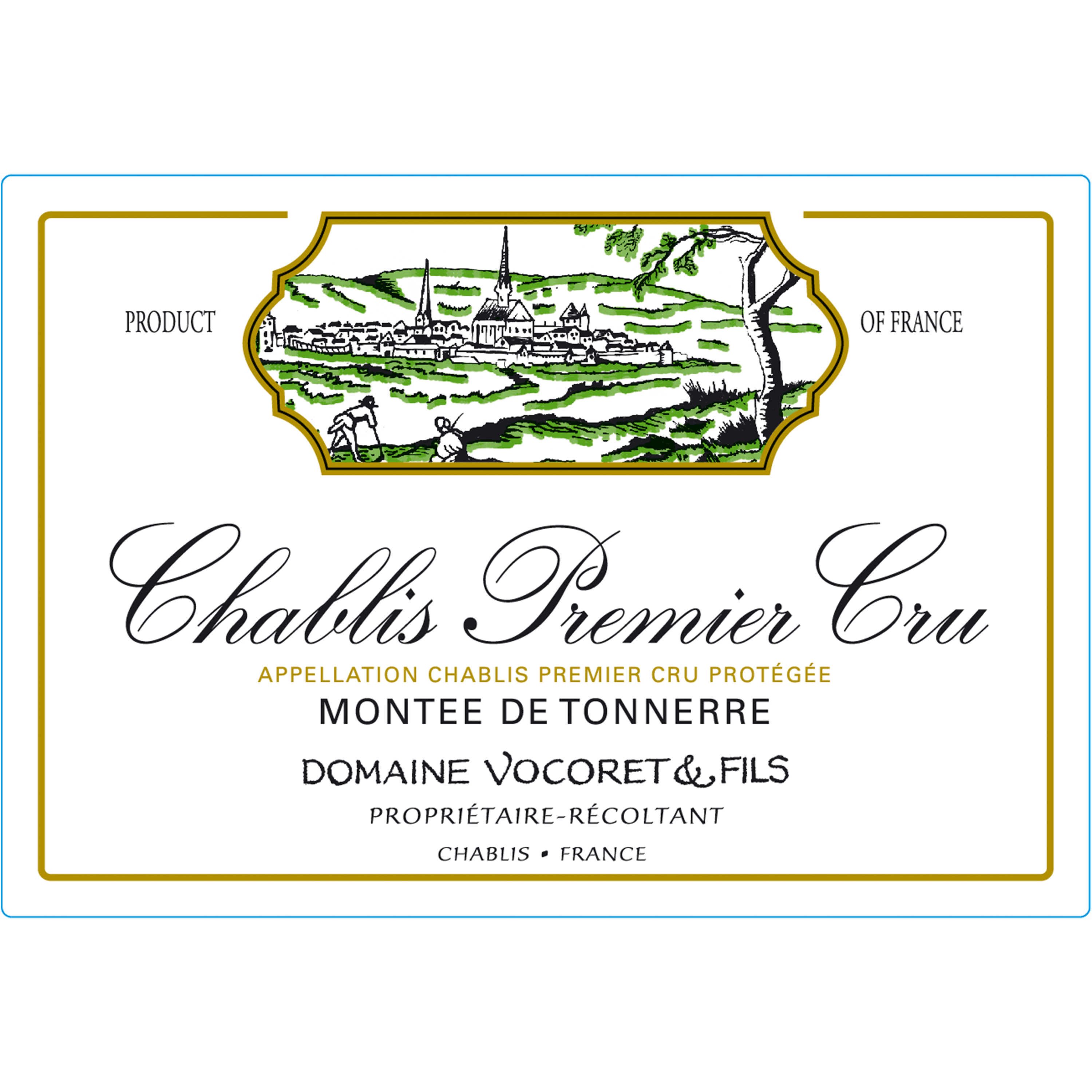 DOMAINE VOCORET CHABLIS MONTEE DE TONNERRE 750ML 2023