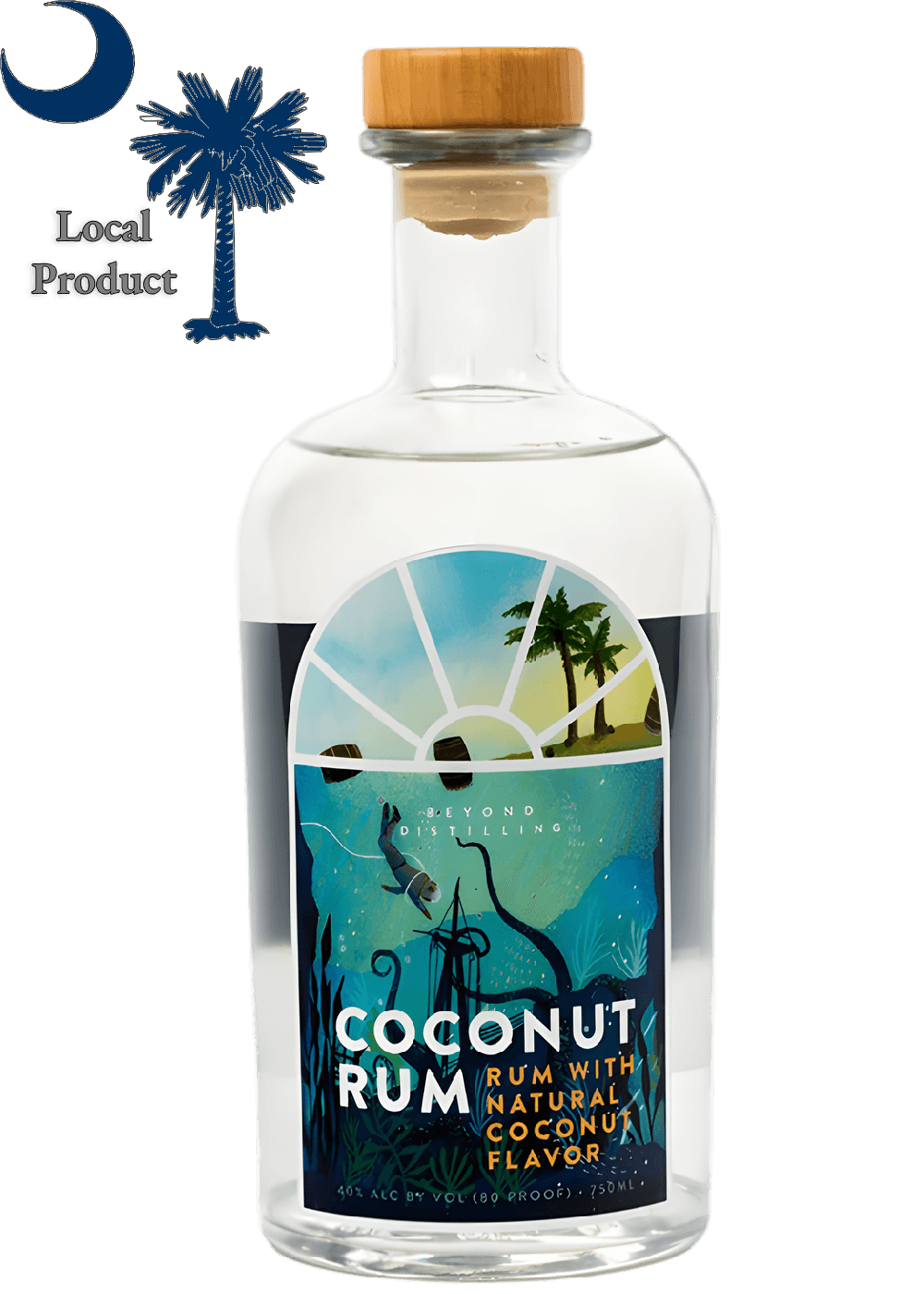 BEYOND DISTILLING COCONUT RUM 750ML