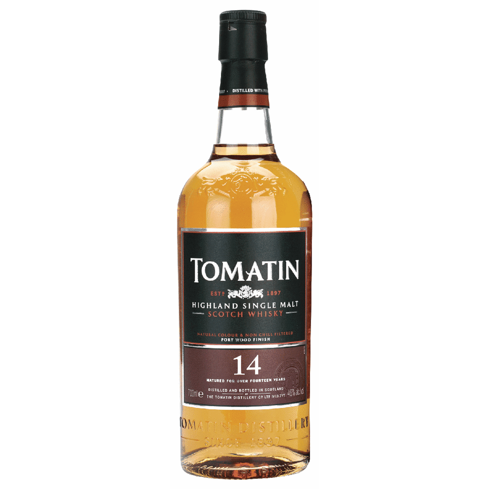 TOMATIN 14YR PORTWOOD MALT 750ML