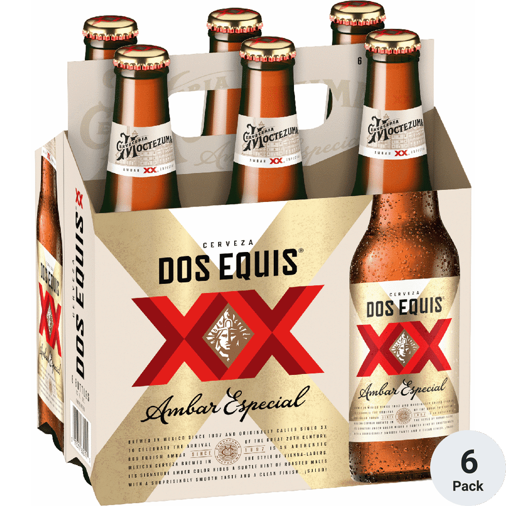 DOS EQUIS 6PK BOTT AMBER 12 OZ