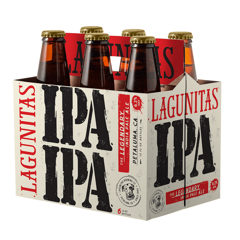 LAGUNITAS IPA 6PK BOTTL 12 OZ