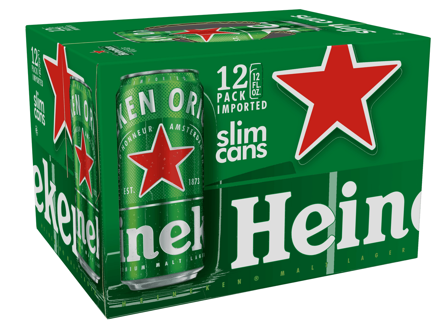 HEINEKEN LAGER 12 PACK CANS 12 OZ