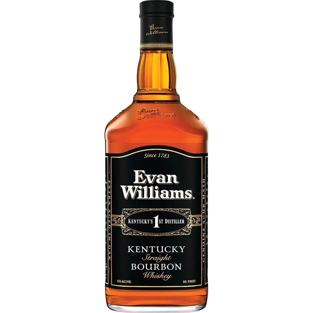 EVAN WILLIAM BLACK BOURBON 1.75L