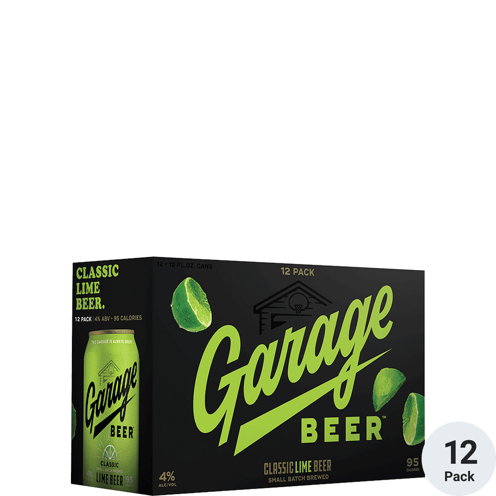 GARAGE BEER LIGHT LIME 12PK CANS