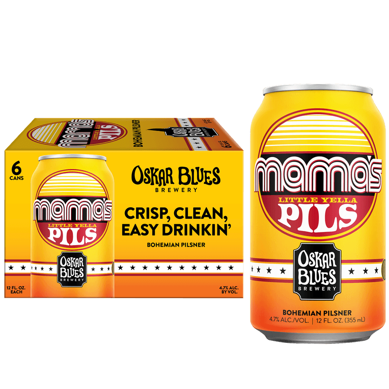 OSKAR BLUE MAMA'S LITTLE YELLA PILSNER 6PK CN