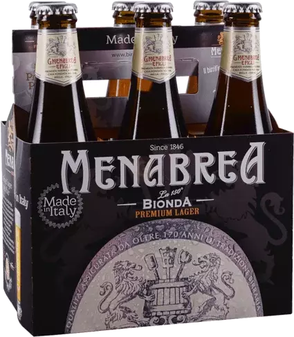 MENABREA BEER BIONDA 6PK NR
