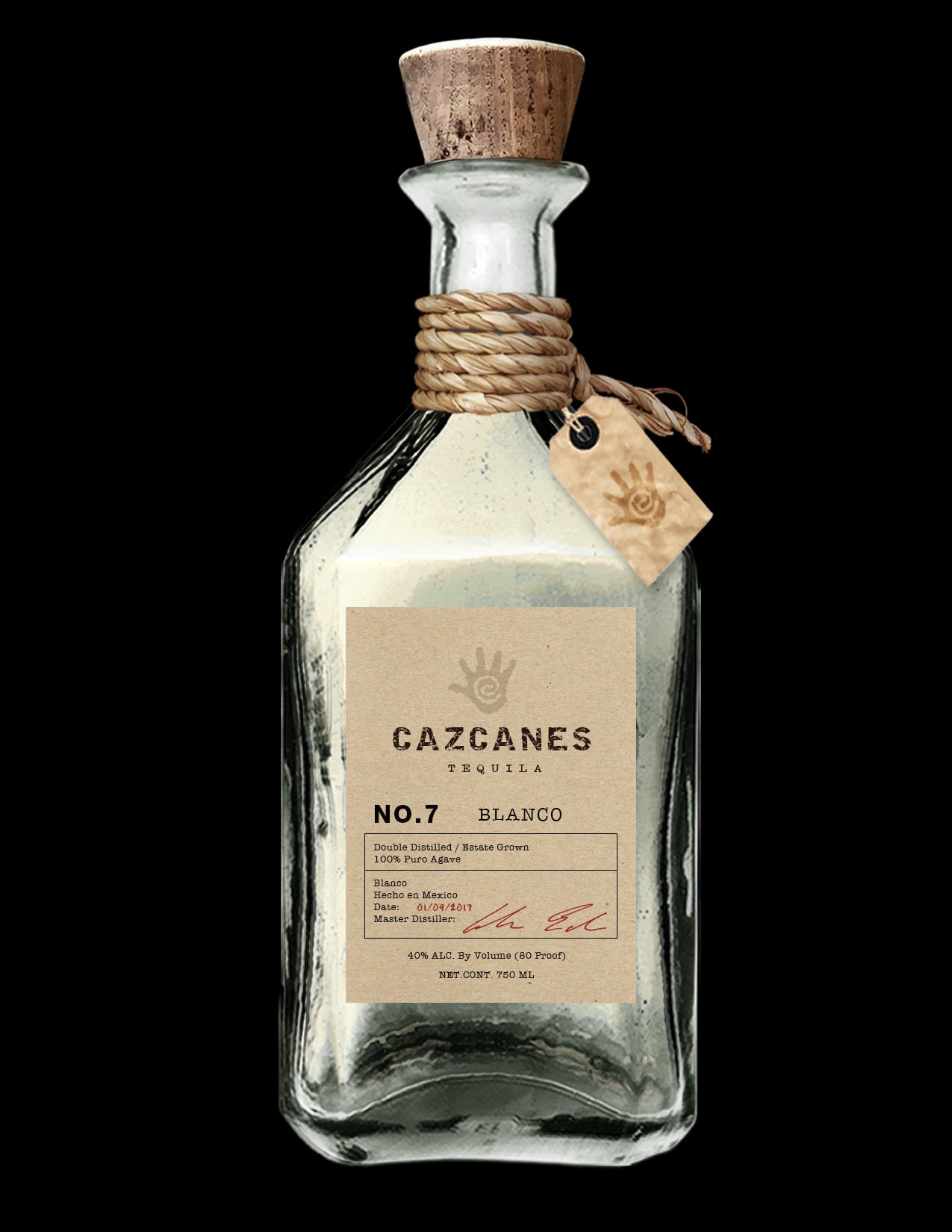 CAZCANES  NO. 7 BLANCO TEQUILA 750ML